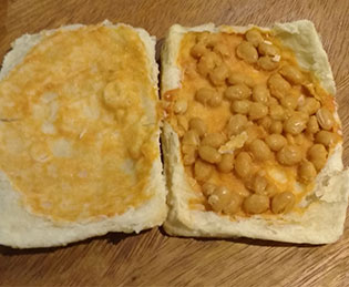 Bean pastie: While working with Food Matters, HMP Wandsworth has reduced the amount of processed food and introduced more vegetable and fish dishes cooked from scratch